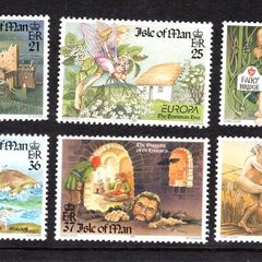 1997 Isle of Man Europa: Tales and Legends Commemorative Stamps Mint Never Hinged (MNH)