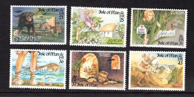 1997 Isle of Man Europa: Tales and Legends Commemorative Stamps Mint Never Hinged (MNH)