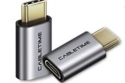 Cabletime Aluminum Alloy OTG Micro USB (Female) to USB-C (Male) QC 3.0/2.0 Charger &amp; Sync Convertor Adapter (Brand New/Warranty)