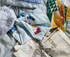 6 x Cotton Laundry bags