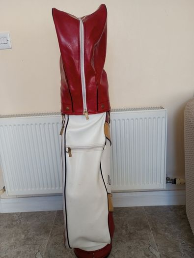 maxfli leather golf bag