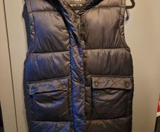 Zara sleeveless slim puffa