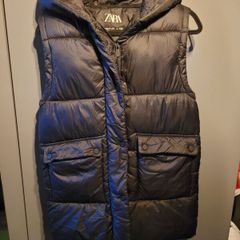 Zara sleeveless slim puffa