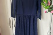 dress little mistress French navy dress size 10