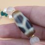 Vintage Himalayan Chain Link Tibetan Agate Dzi Beads With Pearls & Himalayan Quartz Necklace Image 6