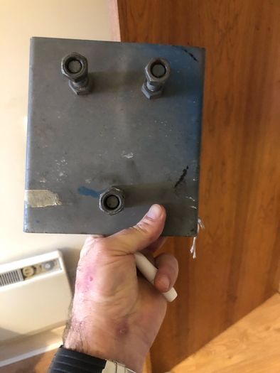 vw camper spare wheel mount