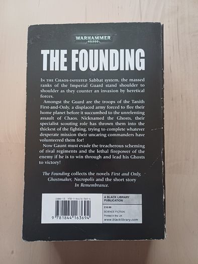 Warhammer Omnibus - The Founding by Dan Abnett (Games Workshop Science Fiction Paperback 2007)