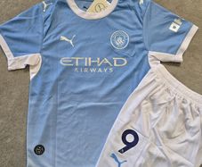 Haaland Manchester city 2026-2027 kids football kit/jersey