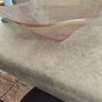 Excellent light pink Vidrios San Miguel Glass Bowl Hand made in Spain Recycled Glass Image 4