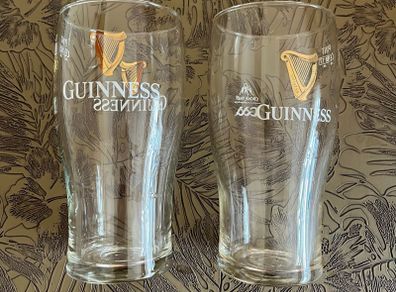 Guinness beer Official Pint Glasses