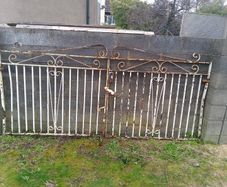 Iron gates
