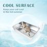 Stainless Steel Cat Litter Box, Large Metal Litter Tray for Cats Rabbits, Never Absorb Odors, Stain Free, Rustproof, Non Stick Smooth Surface Image 2