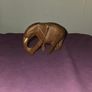 Vintage carved wooden Elephant Image 2