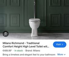 Milano Richmond Toilet - OFF DISPLAY traditional