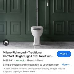 Milano Richmond Toilet - OFF DISPLAY traditional