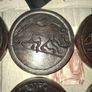 Beautiful Rare Full Set of African Hand Carved Wooden Place Mats with an Amazing Original Holder Postage Available, Image 6