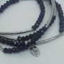 Chrysalis Nomad Purple Stretch Bracelet Or Can Be Worn As A Necklace CAN POST Image 3