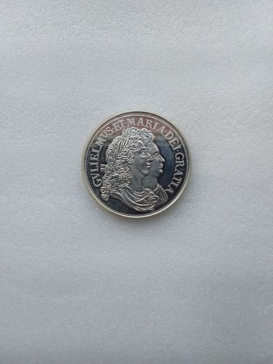 United Kingdom : William and Mary Coin - " The Millionaires Collection " 2007   Re-Strike .925 Silver