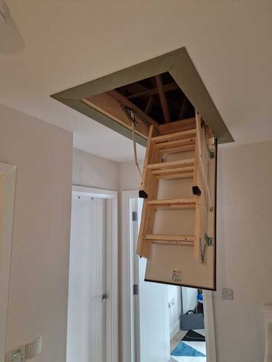 Attic stairs/ attic ladder and flooring supplied and fitted