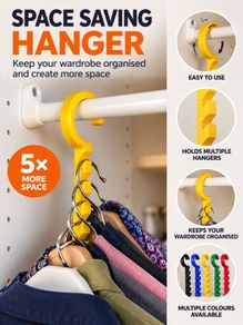 Space Saving Hanger Multi-Hanger Wardrobe Hook