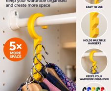 Space Saving Hanger Multi-Hanger Wardrobe Hook