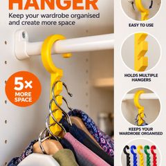 Space Saving Hanger Multi-Hanger Wardrobe Hook