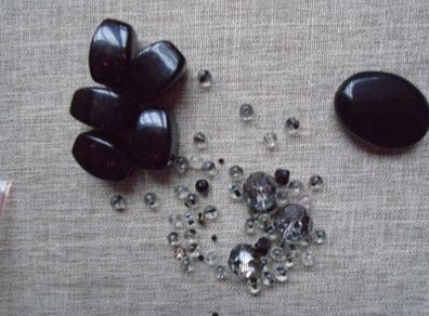 Beads for jewellery making, craft supplies, Upcycled beads