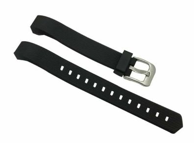 Black Luxury Silicone Band Strap For Fitbit Alta, Alta HR, Ace Replacement