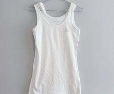 New Dunnes Stores White Longline Vest Top x3
