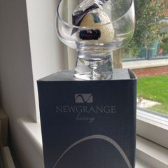 Glass candleholder