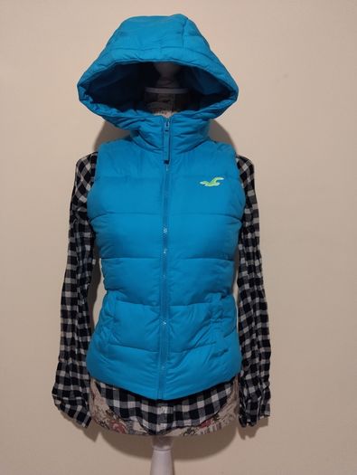 Hollister Bodywarmer fleece lined Gilet Jacket