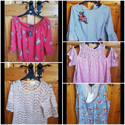 Mix of 5 lovely tops size 10