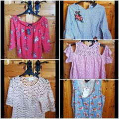Mix of 5 lovely tops size 10