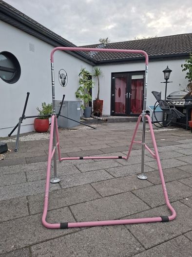 pink gymnastic Bars