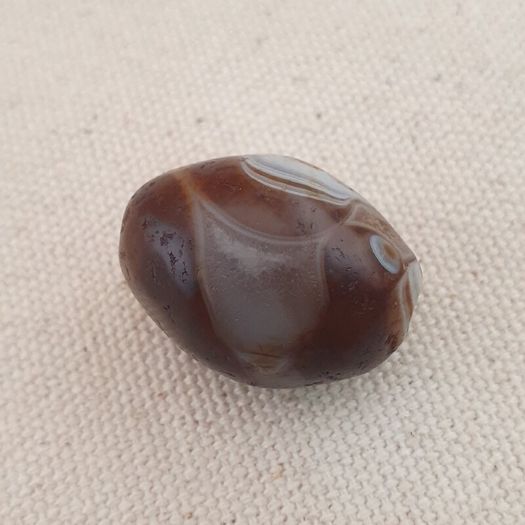 Natural Suliemani Eye Vintage Agate Bead Amulet