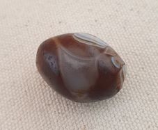 Natural Suliemani Eye Vintage Agate Bead Amulet