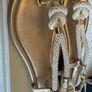 Michael Kors Holly Gold Leather Sandals Image 3