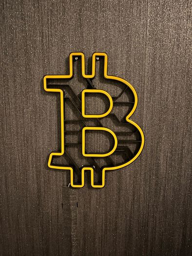 Bitcoin led sign