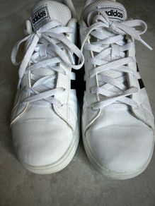 Adidas white trainers