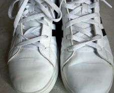 Adidas white trainers