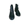 Black Women's Ankle Boots Gold Chain On The Side Gold Studs On The Edge Elastic On The Side, size 39 Image 10
