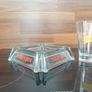 Schweppes Glass Ashtray & Glass Image 5