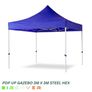 Heavy Duty Pop Up Gazebo Steel 40mm Hex 3m x 4.5m Image 2