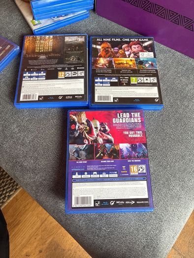 PS4 Games (Lego Star Wars- Guardians of Galaxy- Hogwarts Legacy)