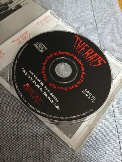The Rats The rise and fall of Bernie Gripplestone and the rats from hell CD with Benny Marshall autograph