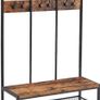 Large Coat Rack with Shoe Bench - Vasagle Image 2