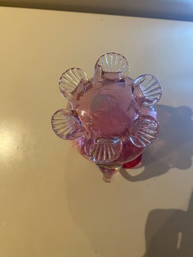 Victorian Cranberry glass jug