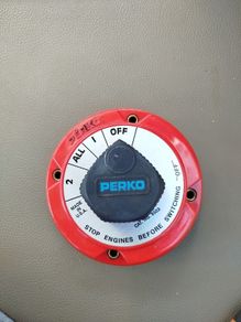 boat - Perko 8503 Marine Battery Selector Switch - Used