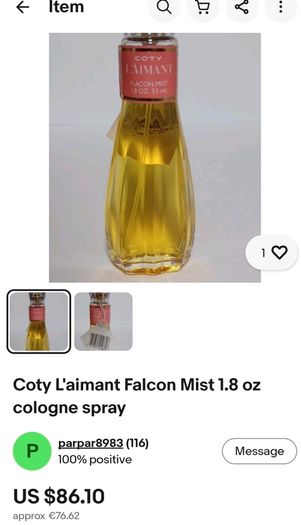 Selection of vintage fragrance