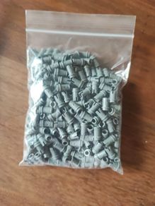 LEGO 351pcs dark bluish gray technic, pin 1/2 with friction ridges